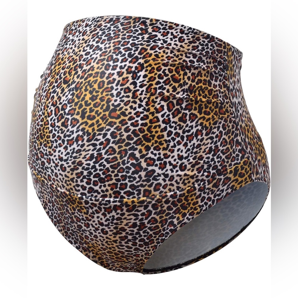 Bhome Maternity cheetah print Swim Bottoms from Amazon